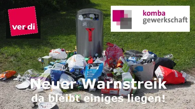 Warnstreiks Verdi Komba Gladbeck