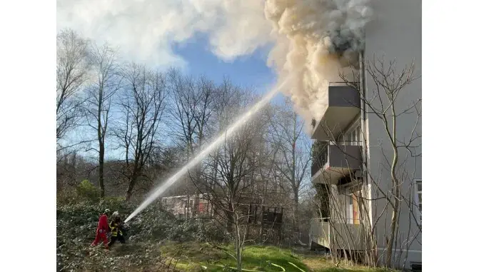 Keine Verletzten beim Wohnungsbrand