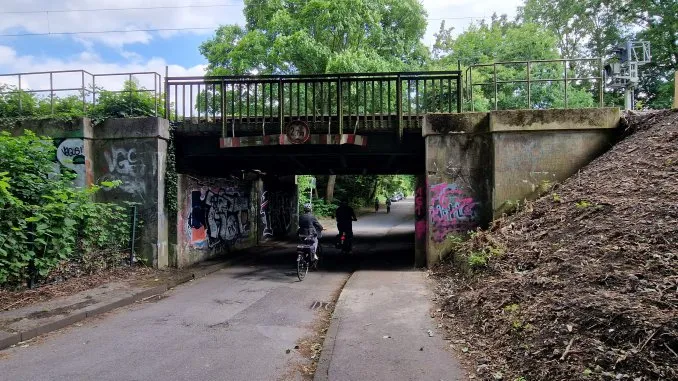 Bahnbrücke an der Talstraße