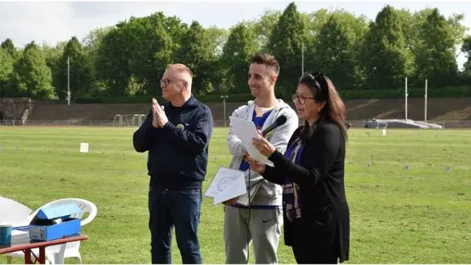 Fair-Trade-Preisverleihung im Stadion Fair-Trade-Schule: Förderschule in Gladbeck