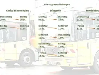 Feiertage sorgen für Müllabfuhr-Verschiebung