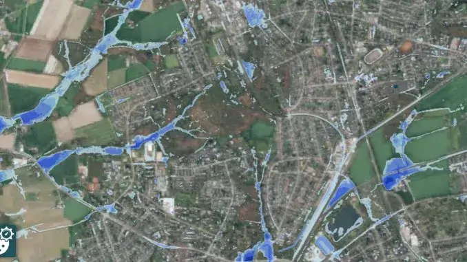 Hochwasserkarte Gladbeck Hochwasser-App: Haus in Gladbeck?
