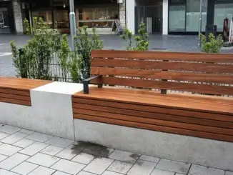 Sitzbänke in Gladbeck mit Nummern
