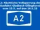 A2: Nächtliche Vollsperrung Ausfahrt Ellinghorst