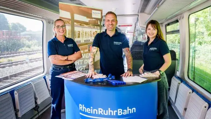 Bewerberzug der RheinRuhrBahn RheinRuhrBahn sucht Mitarbeiter
