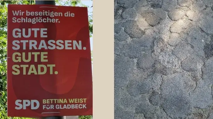 Gute Straßen Wahlkampf kann ja so peinlich sein - für die SPD
