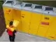 Solarbetriebene DHL Packstation in Gladbeck-Mitte