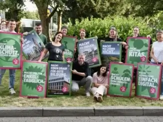 Kommunalwahlkampf: Grüne starten durch