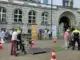 Rollator-Training in Gladbeck vor dem Rathaus