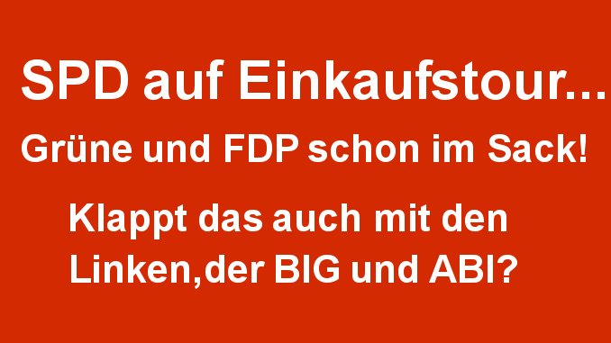 SPD-Einkaufstour Das Unheil nimmt in Gladbeck seinen Lauf