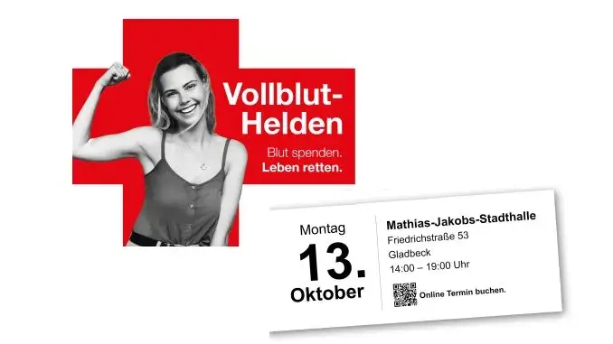 Blutspendetermin 13.10.2025_ergebnis Blutspende: Das DRK lädt ein