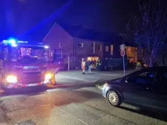 Feuerwehreinsatz am Mertenweg in Gladbeck