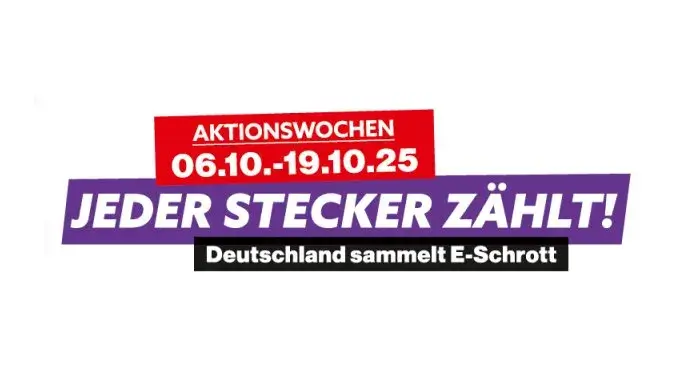 E-Schrott-Entsorgung - Aktion: „Jeder Stecker zählt!“