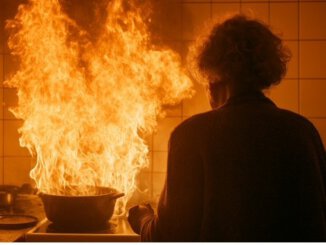 Wohnungsbrand in der Küche