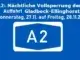 A2-Sperrung der Auffahrt Ellinghorst