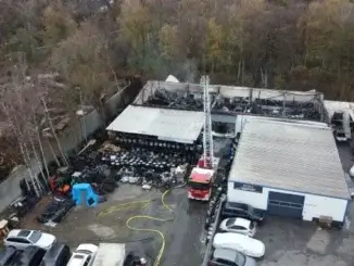 Großbrand in Gladbeck - Feurwehr weiterhin in Einsatz