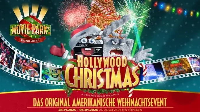 Christmas 2025 im Movie Park „Movie Park’s Santa Experience“ bald m Movie Park