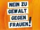 Nein zu Gewalt an Frauen und Mädchen