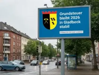 Haushaltsplan Stadt Gladbeck: Grundsteuer 2026 stabil!