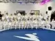 Gürtelprüfung von zwei Taekwondo-Vereinen