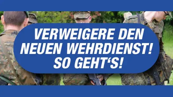 Kriegsdienstverweigerung in Deutschland - eine Hilfestellung