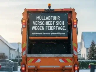 Müllabfuhrverschiebung zu Weihnachten und Silvester