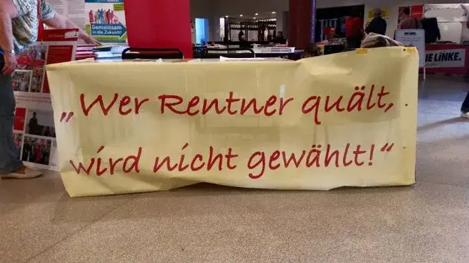Es gilt: Wer Rentner quält, wird nicht gewählt!