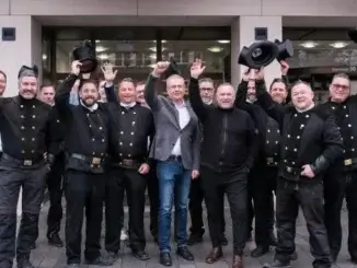 Neujahrsbesuch der Schornsteinfeger