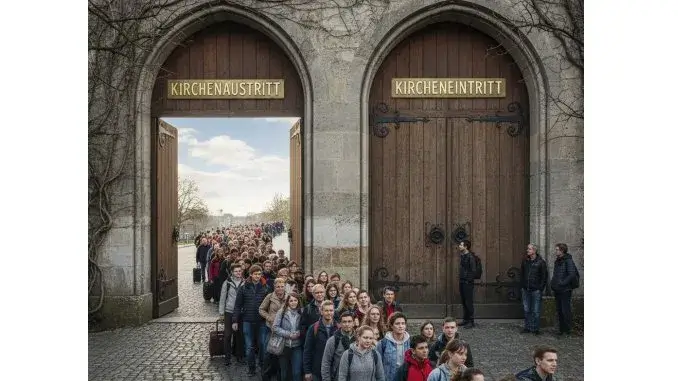 Gläubige flüchten in Gladbeck aus der Kirche