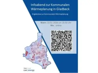 Wärmeplanung in Gladbeck: Online-Veranstaltung