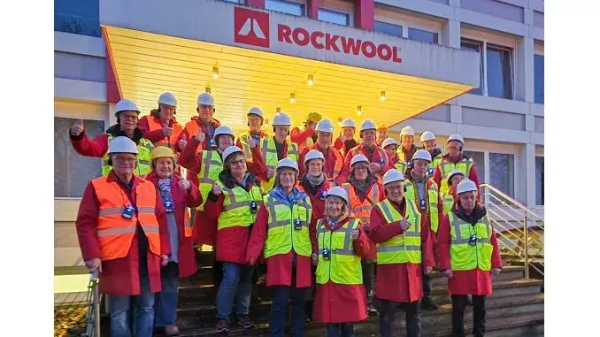 Heimatverein bei Rockwool Rockwool: Besuch des Heimatvereins