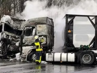 LKW-Fahrer tot: Tragische Ereignisse - Unfall auf A2