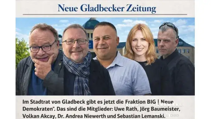 BIG - Neue Demokraten Lokalpolitik: Fraktion BIG|Neue Demokraten formiert