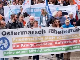 Ostermärsche in NRW: Für Frieden und gegen Militarisierung
