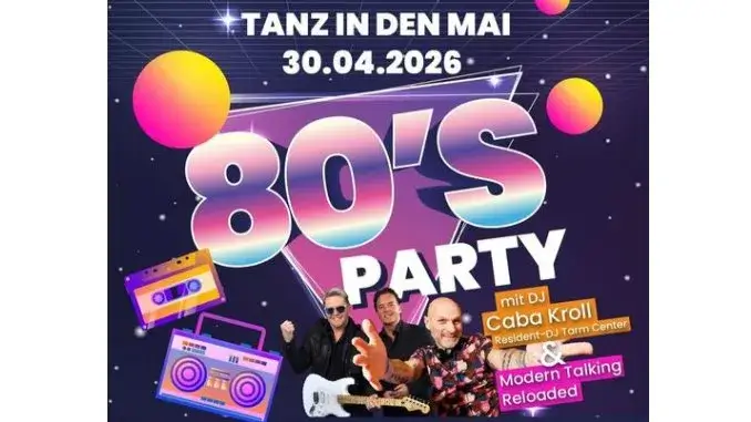 Tanz in den Mai 2026 - FRG 80er Party - FRG e.V. kann auch anders