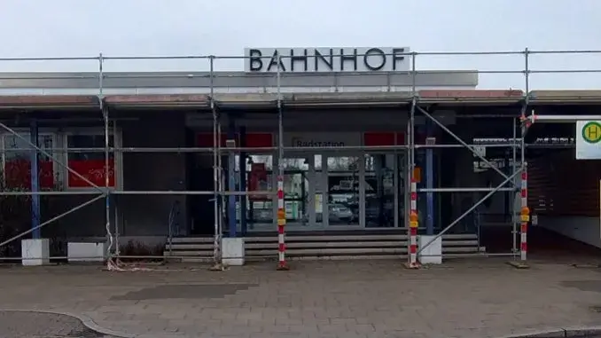Der Bahnhof-West wird renoviert