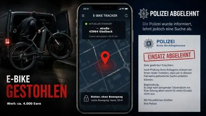 Polizei-Posse - Kommt der Fahrraddieb davon?
