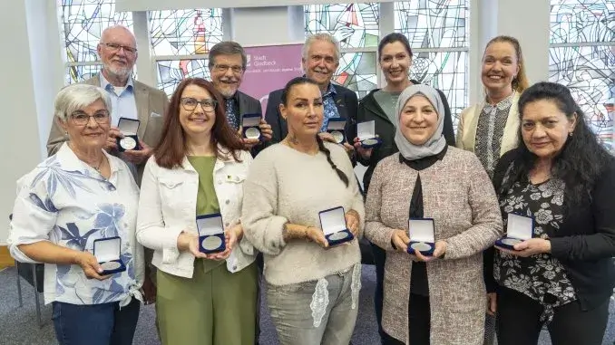 Ehrenplakette für engagierte Bürger