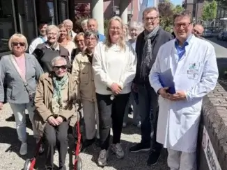 Stadterkundung - Heimatverein besucht St. Barbara-Hospital