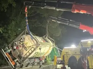 Unfallstelle auf der B224: 21 Stunden im Einsatz
