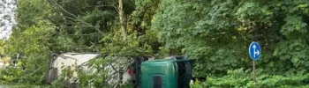 LKW-Unfall auf der B 224 in Gladbeck