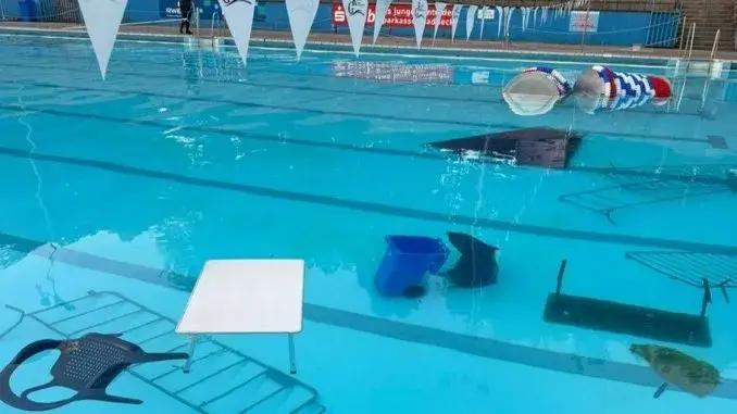 Vandalen verursachen Schäden im Freibad