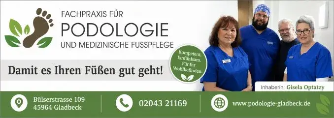 Hier geht es zur Webseite von: Podologie Gladbeck