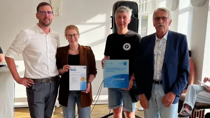 Qualitätsbündnis: SV13 erhielt Urkunde