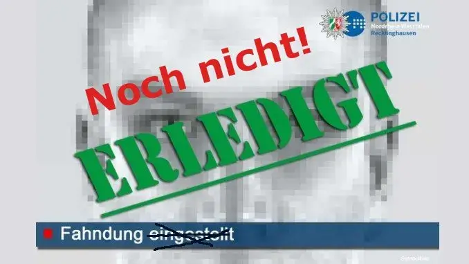 Polizeifahndung: Falsches Foto statt Täterfoto