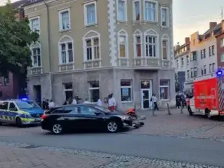 E-Scooter-Unfallstelle an der Bottroper Straße
